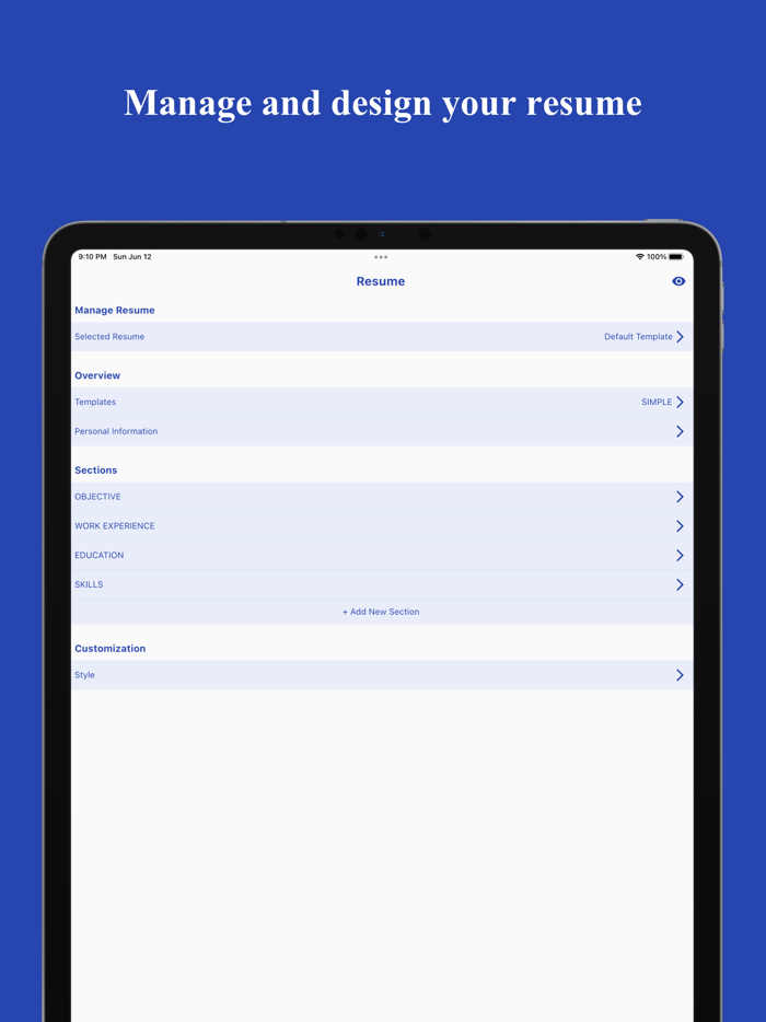 Resume Builder Smart CV Maker