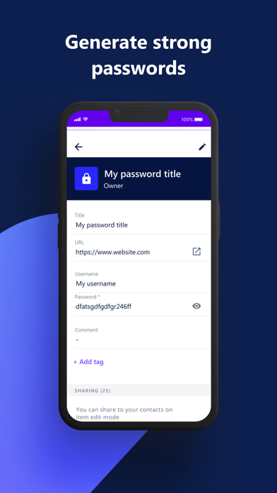 SafePass Password Manager Screenshot