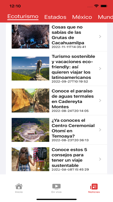 Mexico Travel Channel Screenshot