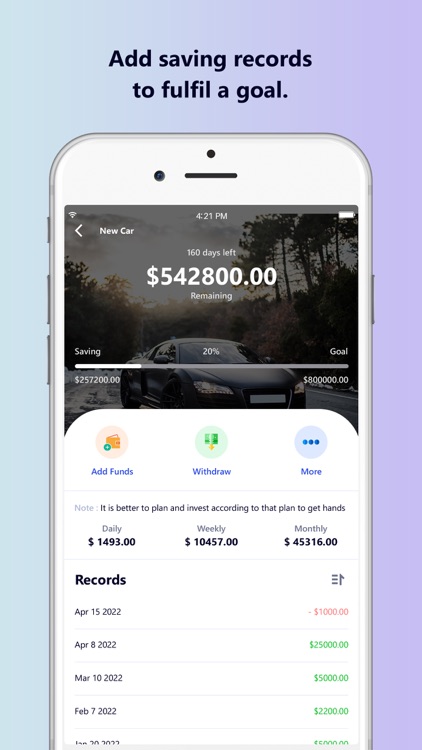 Savings Goal: Piggy Bank screenshot-3