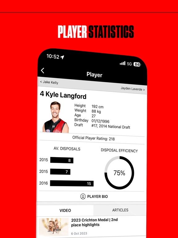 Screenshot #6 pour Essendon Official App