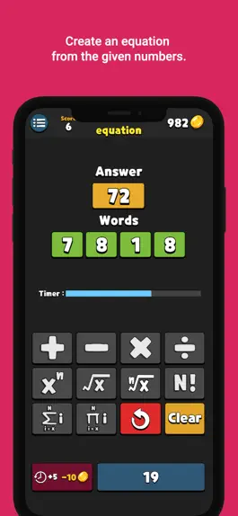 Game screenshot Make Equations apk