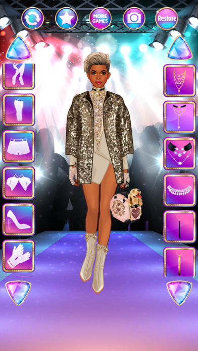 Fashion Diva Dress Up Games Screenshot
