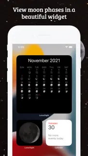 moon phase calendar lunarsight iphone screenshot 3