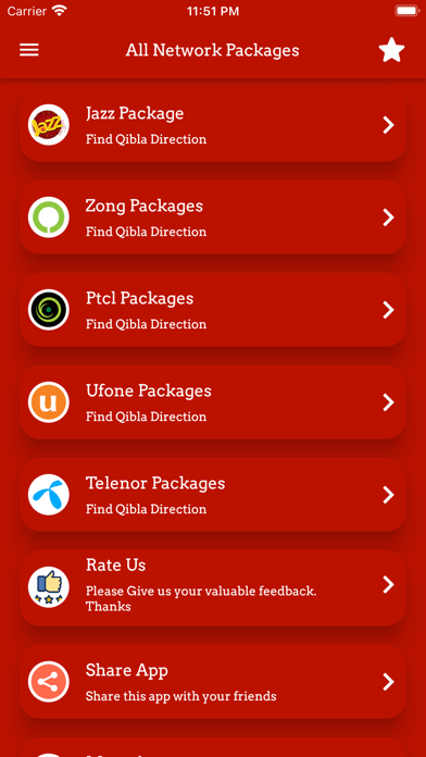 All Network Packages 2023 Screenshot
