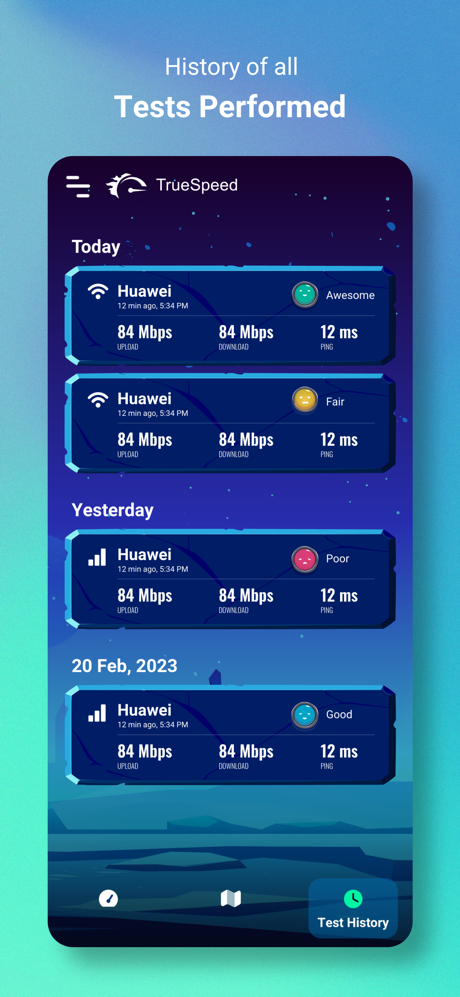 Truespeed 4G,5G,WiFi Speedtest screenshot 7