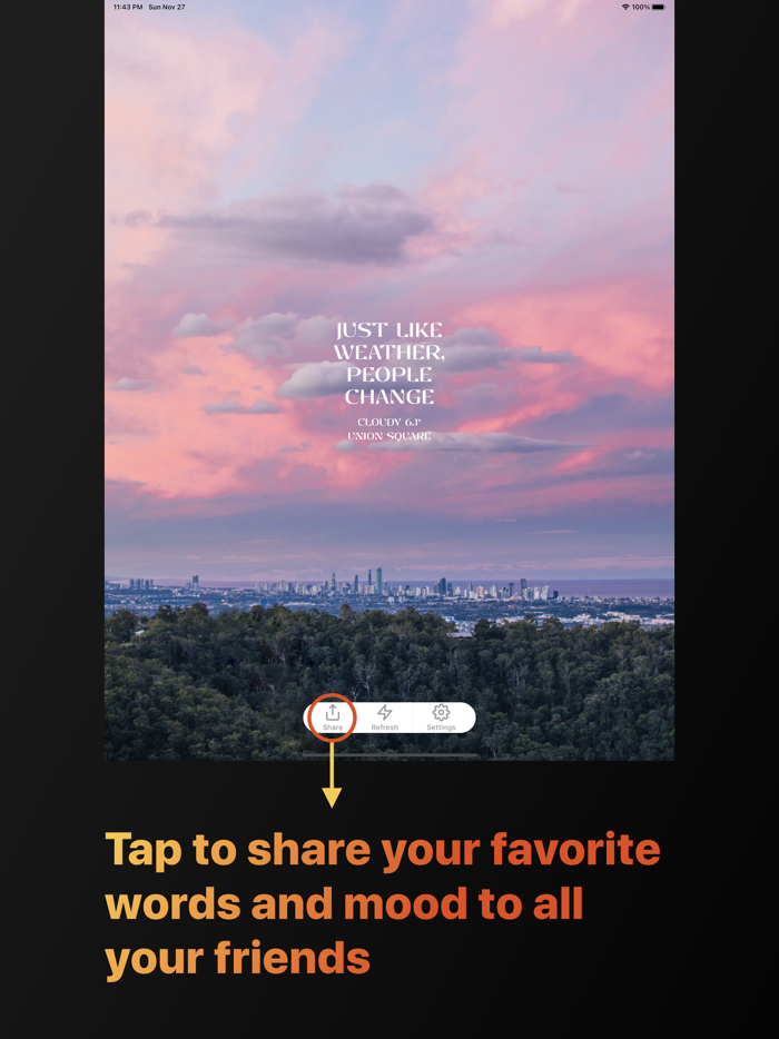 WoW Words on Weather