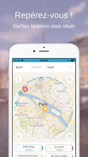 paris, carte hors connection iPhone Captures Décran 2