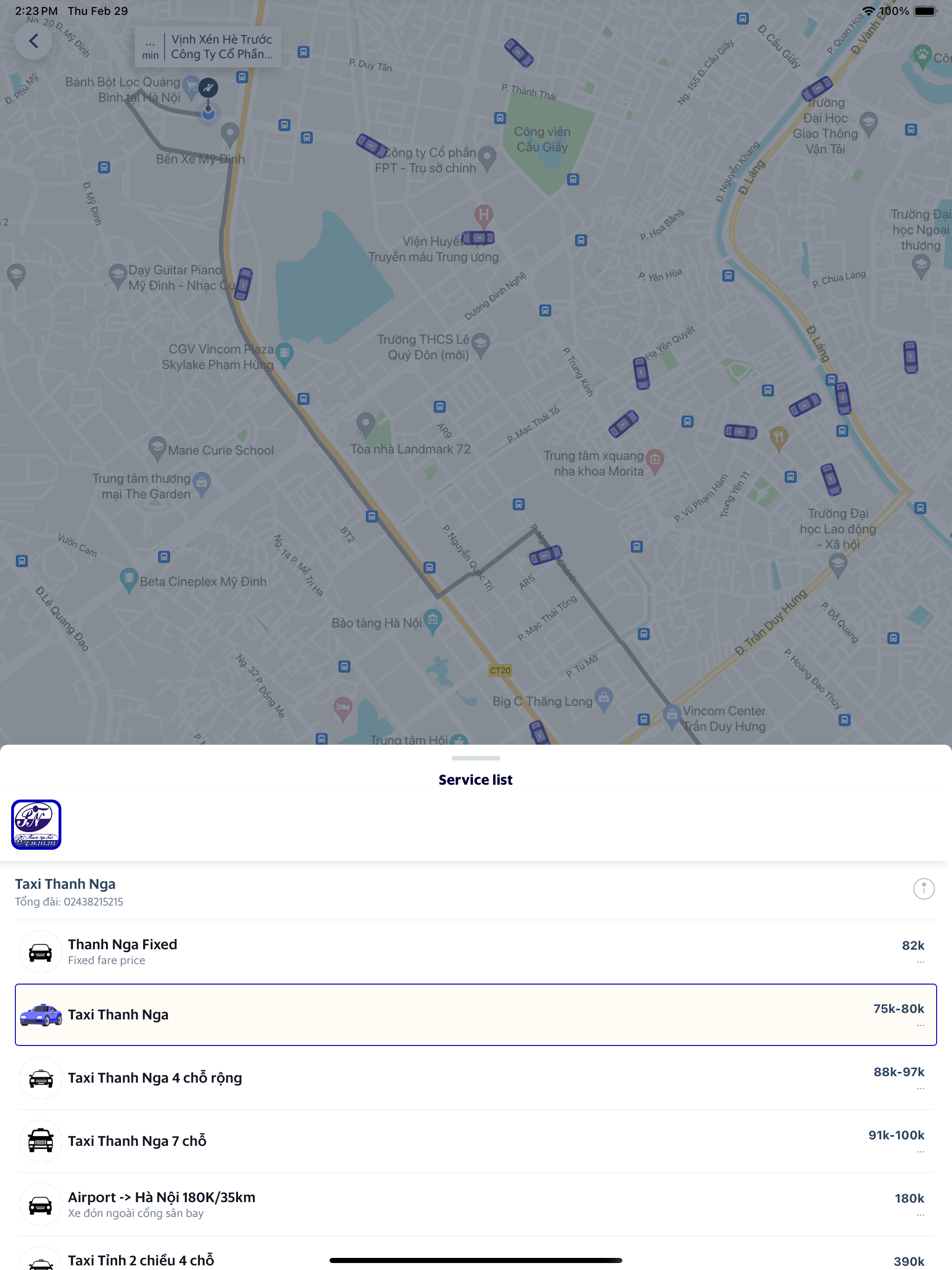 Taxi Thanh Nga