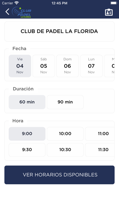 Club De Padel La Florida Screenshot