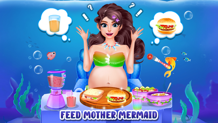 Mermaid Mom  Baby Care Games