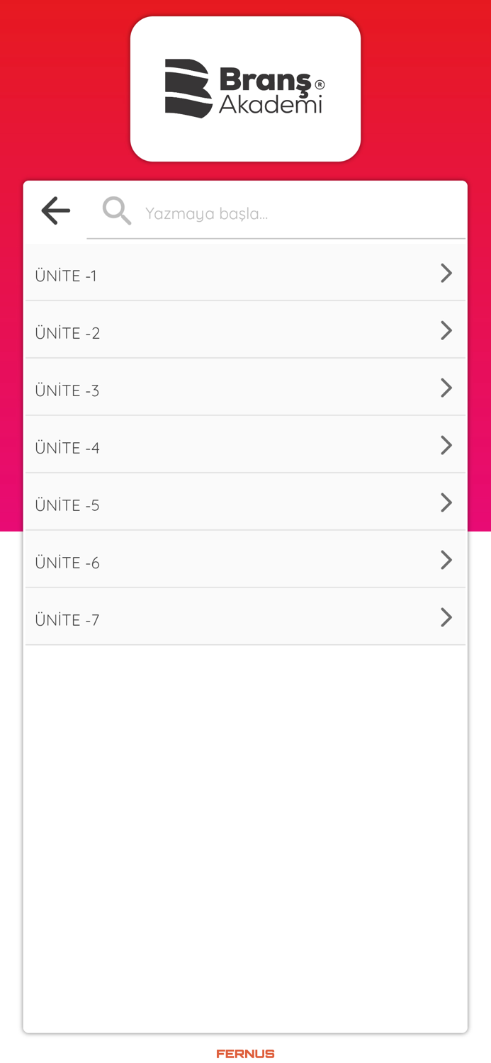 Branş Akademi Video Çözüm