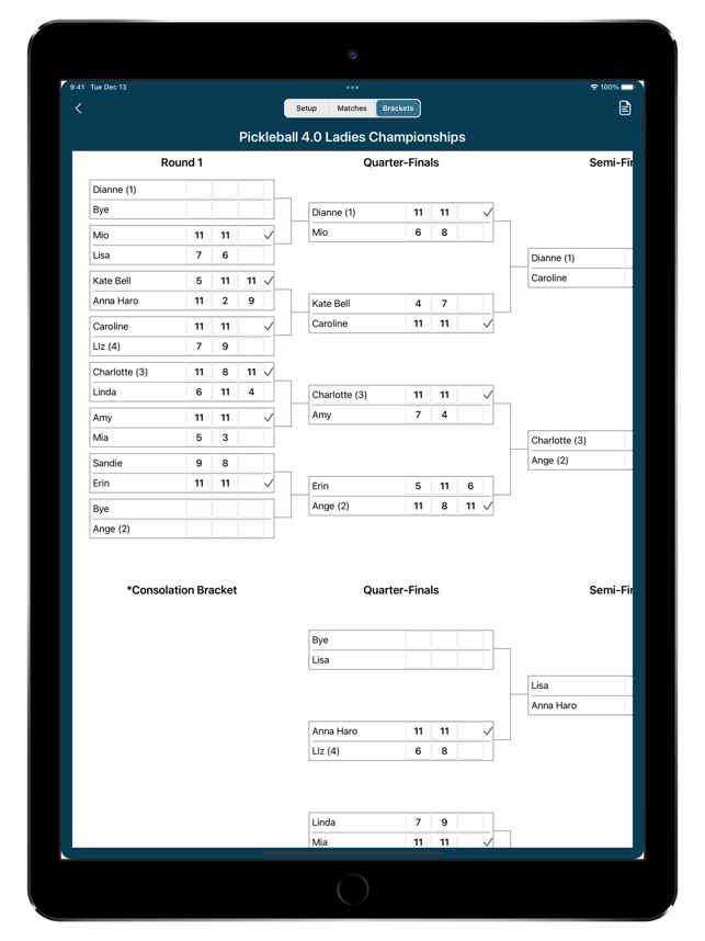 Score7 - Tournament Generator and Bracket Maker