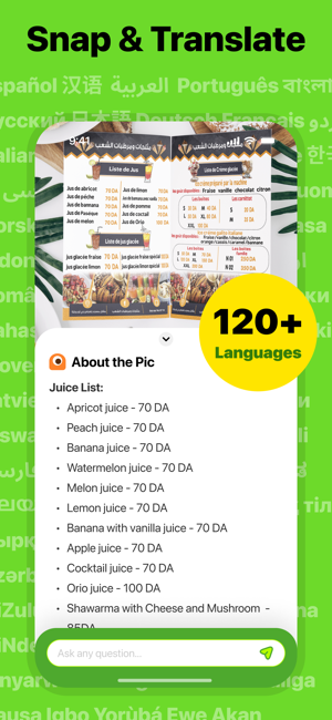 ‎Picurious: AI Answer-Translate Screenshot