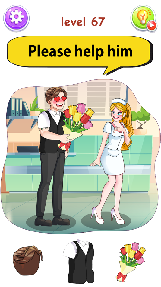 #7. Brain Test 2: Displace Story (iOS) By: Gioi Pham
