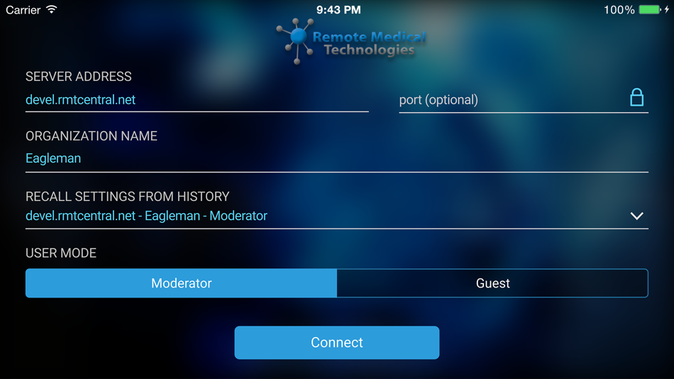 #1. rmtConnect Plus (iOS) بواسطة: Remote Medical Technologies