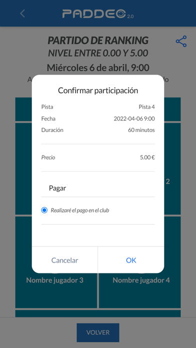Paddeo Sports Screenshot