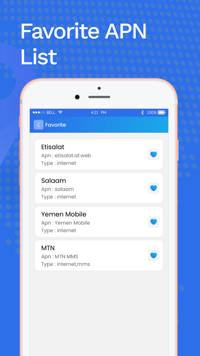 APN Settings - Global Screenshot