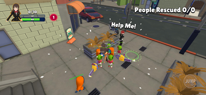 Survivor Anime Bullet Hell