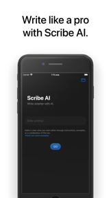 Scribe AI screenshot