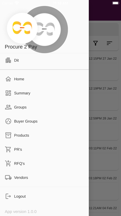 Discus Procure Screenshot