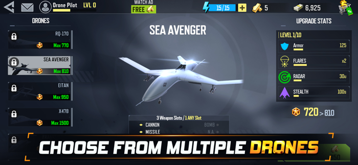 Drone 5 Elite Zombie Fire