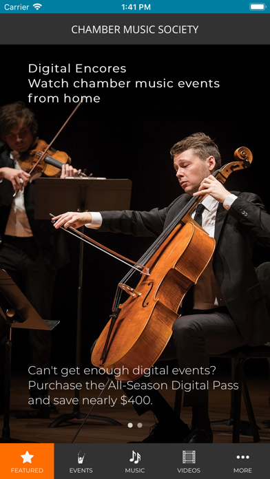 Chamber Music Society Screenshot