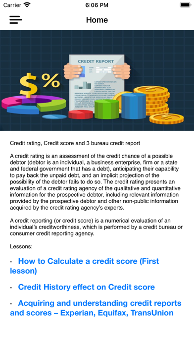 Credit repair & Score Check Screenshot