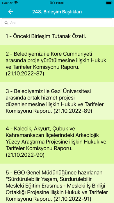 ABB Meclis Gündemi Screenshot