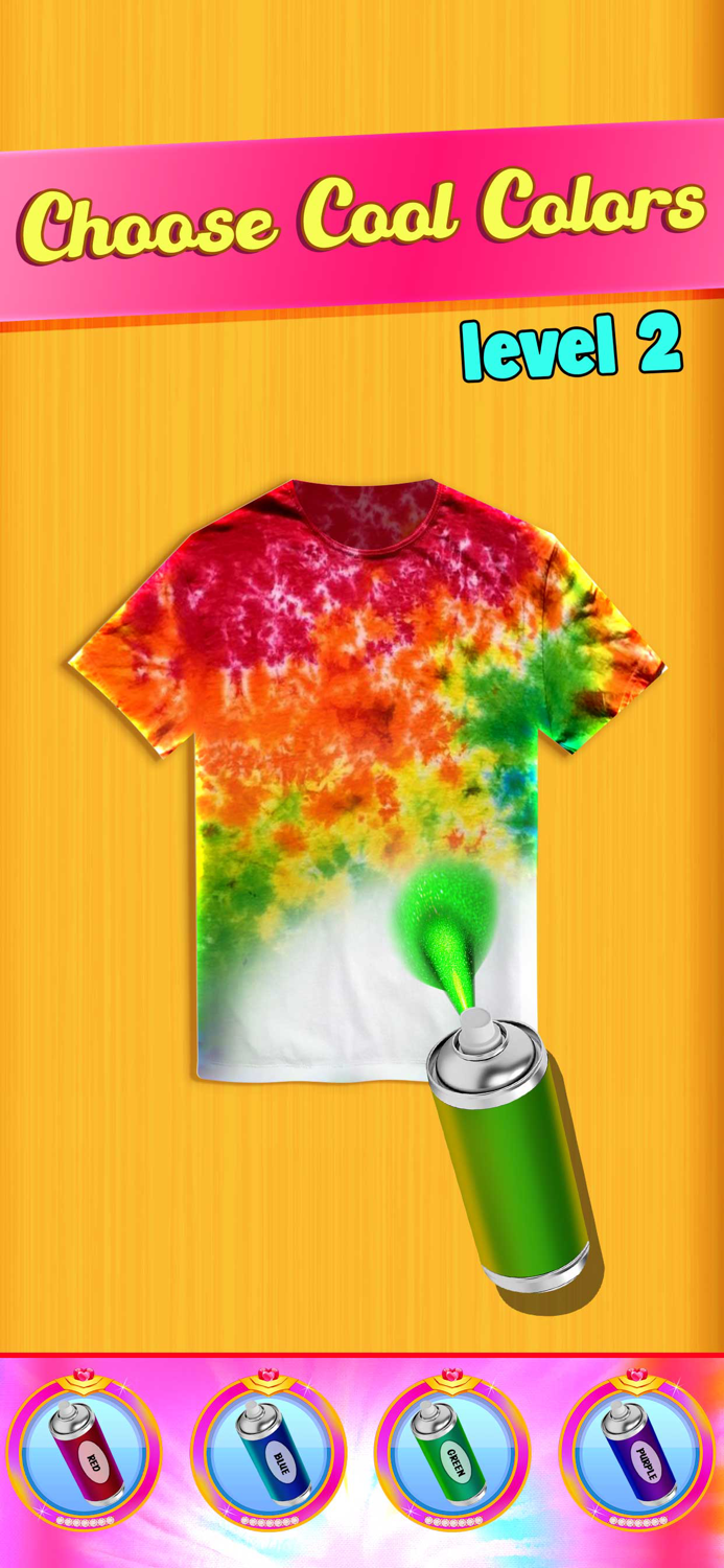 DIY t-shirt design game