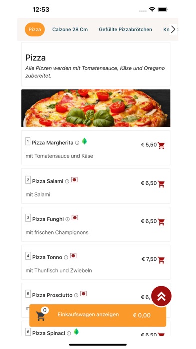 La Pizzato Screenshot