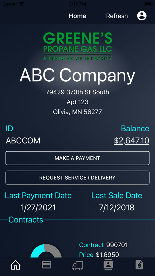 #3. Greens Propane Gas (iOS) Podle: Rural Computer Consultants, Inc.