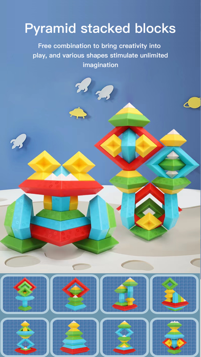 Pyramid Blocks Tower Screenshot