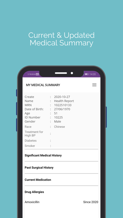 Ourcheckup App Screenshot