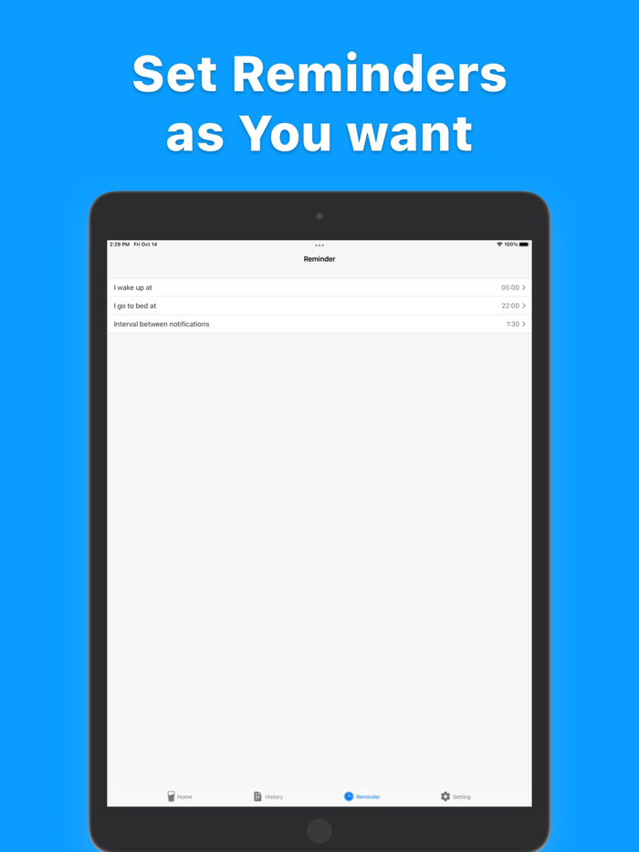 Drink Water Reminder and Monitor