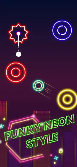 Game screenshot Neon Ball Hop – Aim and Shoot apk