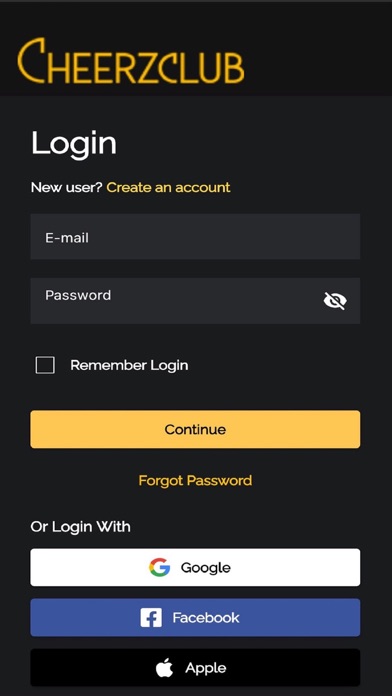 Cheerzclub Screenshot