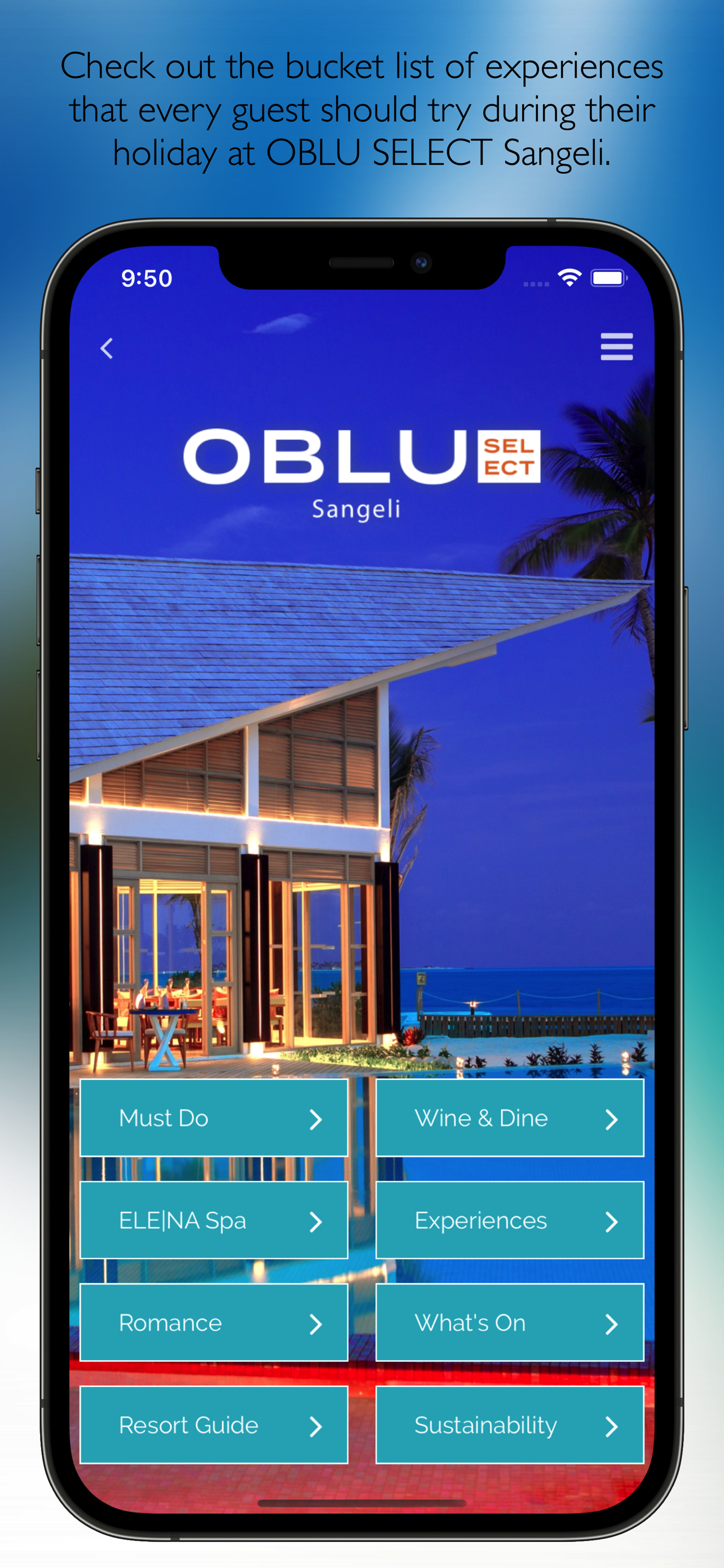 OBLU SELECT Sangeli