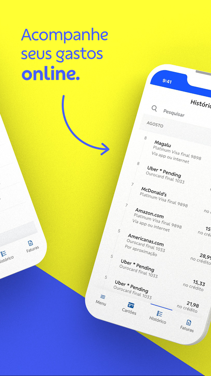 Ourocard - Cartão de crédito.