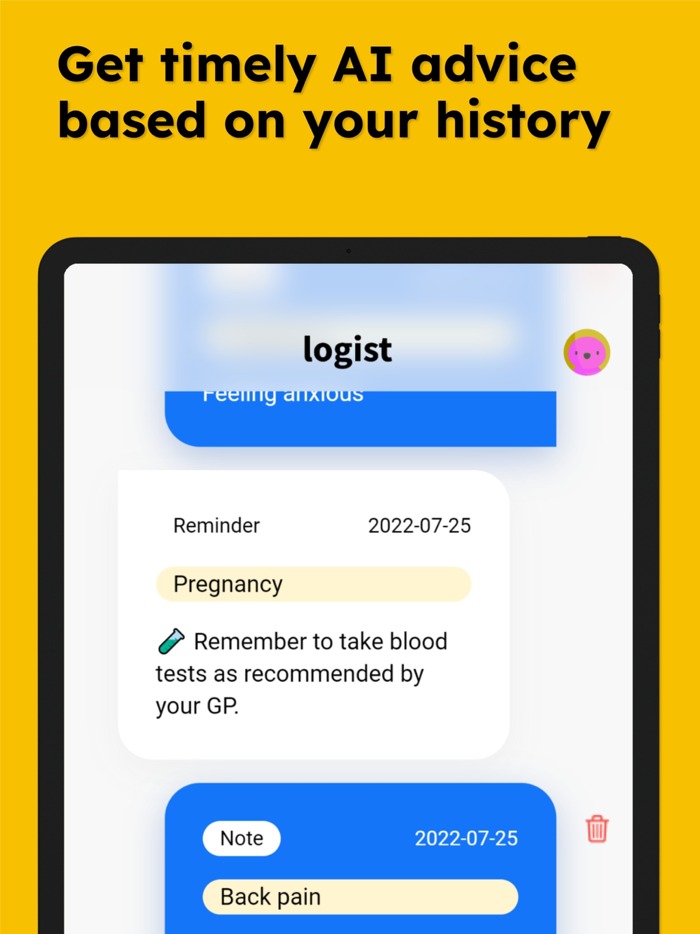 Logist · Nextgen health logger