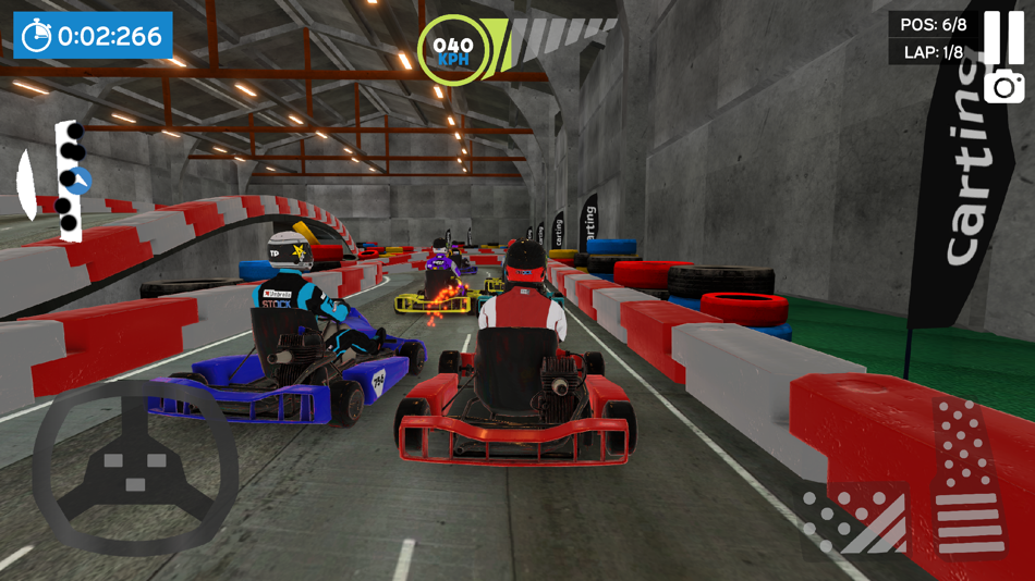 #1. Real Go-Kart Racing Game Sim (iOS) Bởi: Omer Sina Ceylan