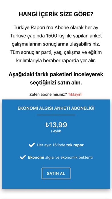 Türkiye Raporu Screenshot