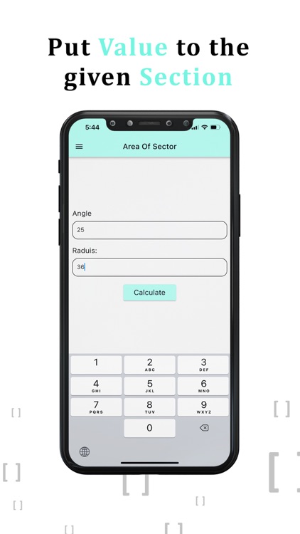Area of a Sector Calculator