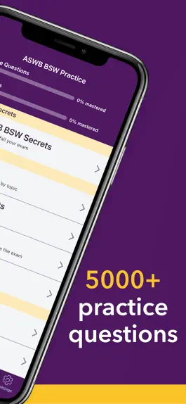Game screenshot ASWB BSW Exam Prep 2022 apk