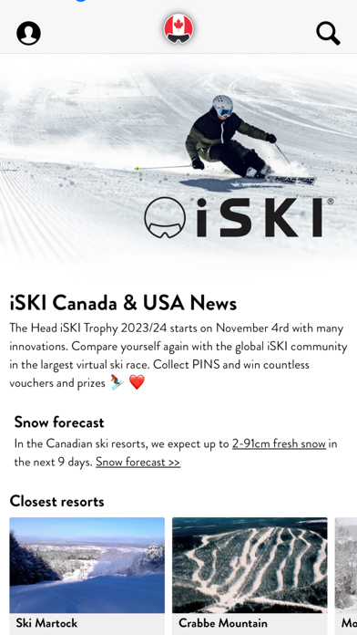 iSKI Canada - Ski & Snow Screenshot