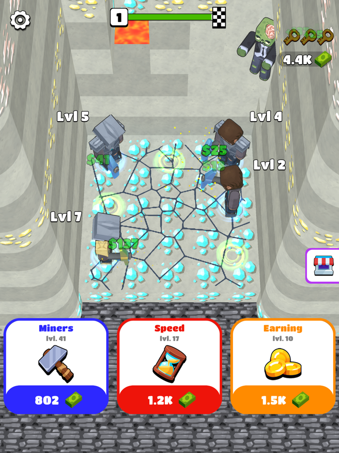 Mining Rush 3D Idle Merge
