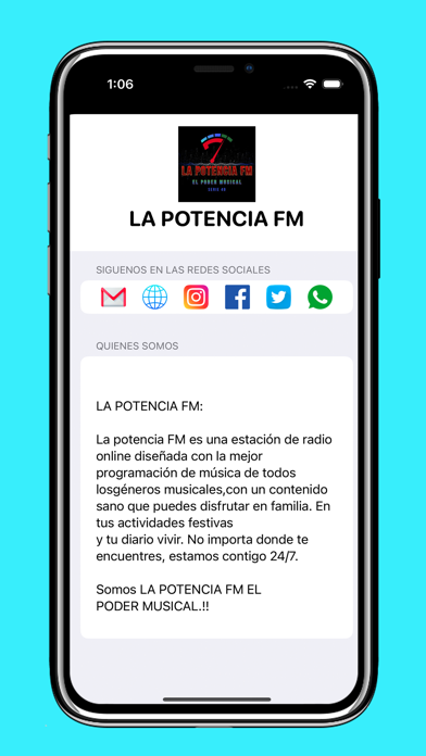 La Potencia Fm Screenshot