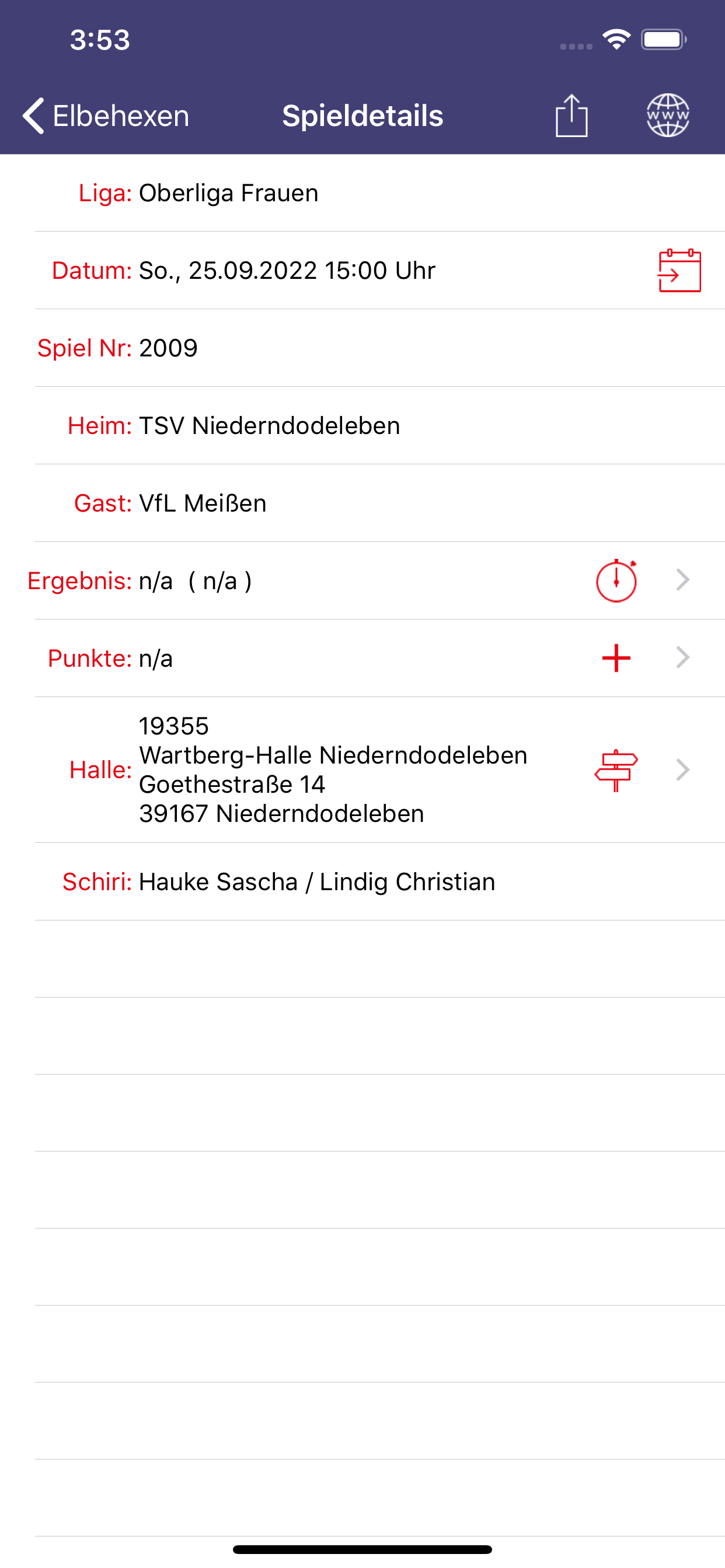 VfL Meißen Handball screenshot 3