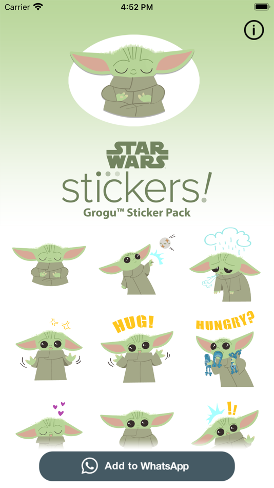 Grogu™ Sticker Pack - 1.0.2 - (iOS)