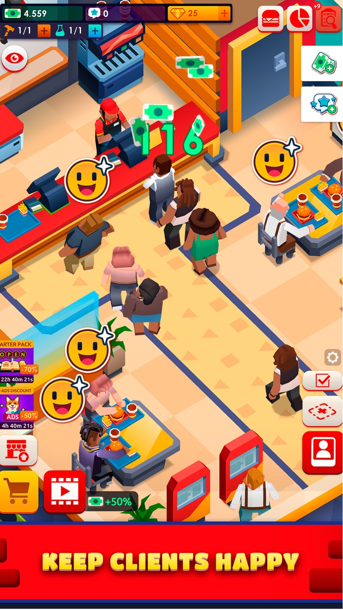 Idle Burger Empire Tycoon—Game